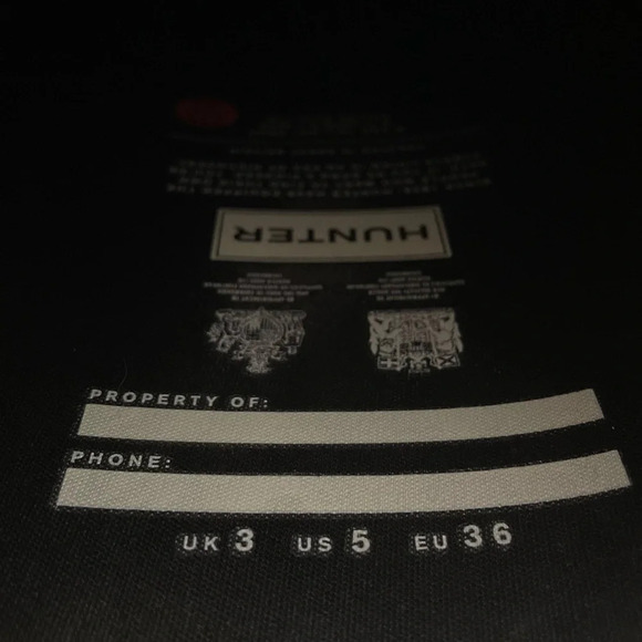 Hunter Original Limited Edition Tall Botanical Print Wellington Boot Size - Picture 4 of 14